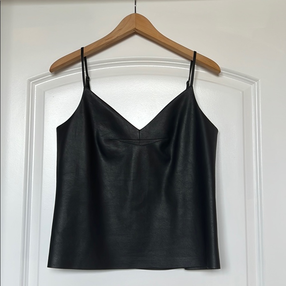 Bcbg leather top
